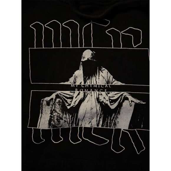 My Chemical Romance Black Graphic Hoodie Unisex Standard Size Medium: The Scene - Picture 3 of 3